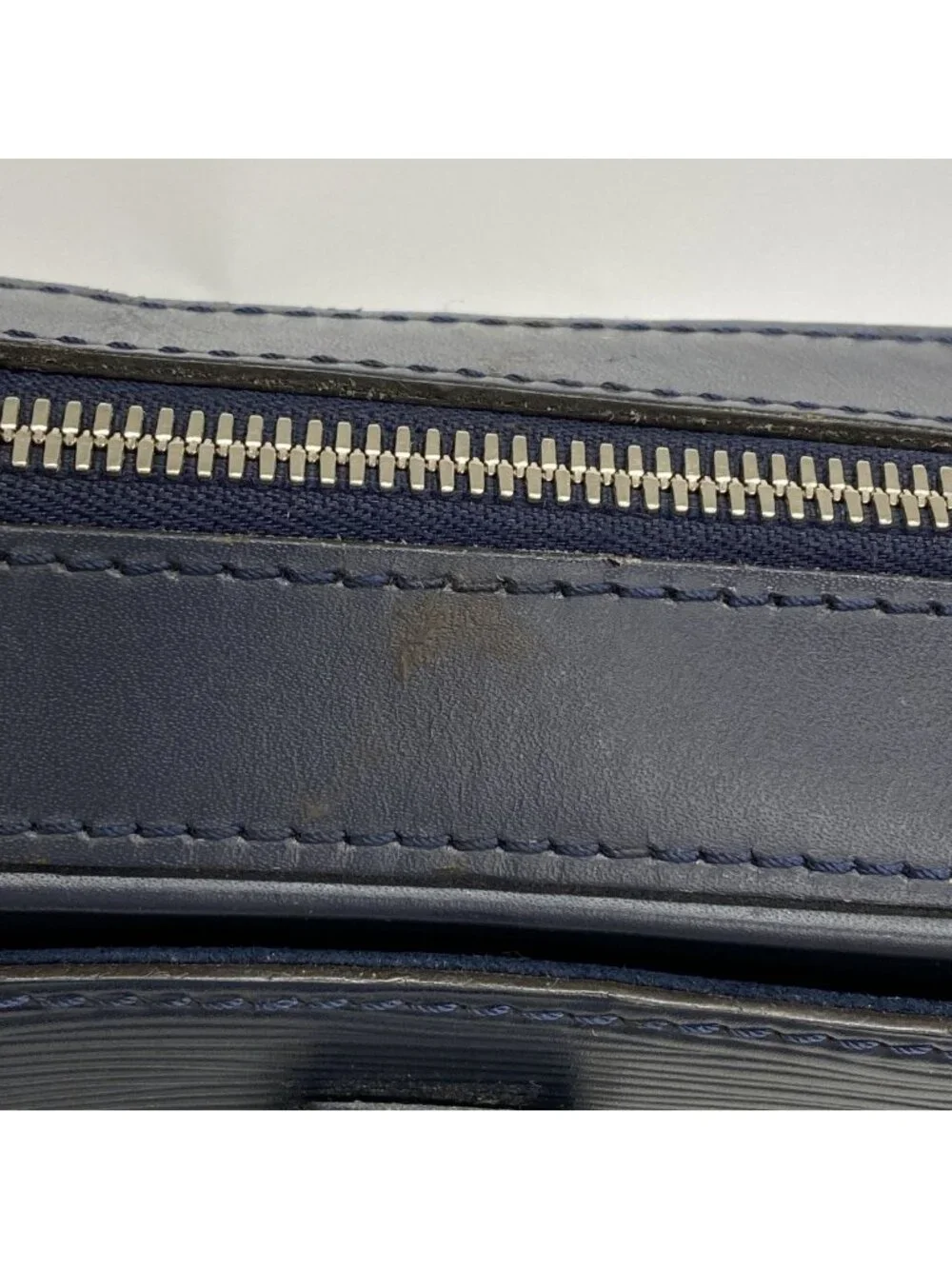 Louis Vuitton Business Epi Dandy Briefcase MM Blue Marine